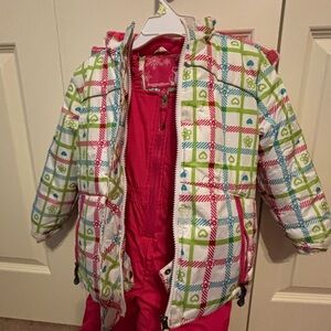 Plaid Kids Puffer Jacket by Rugged Bear Brand
